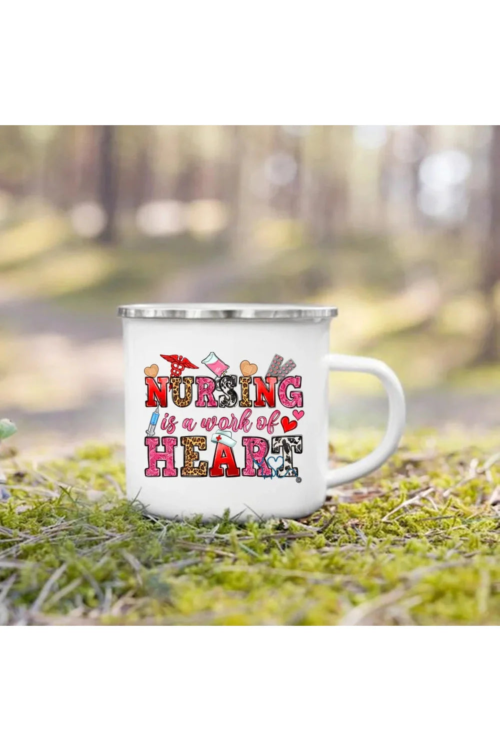 Lisslune | Life Enamel Coffee Mug
