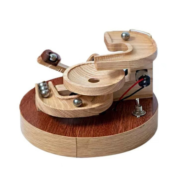 Lisslune | Eternal Motion Wooden Marble Machine
