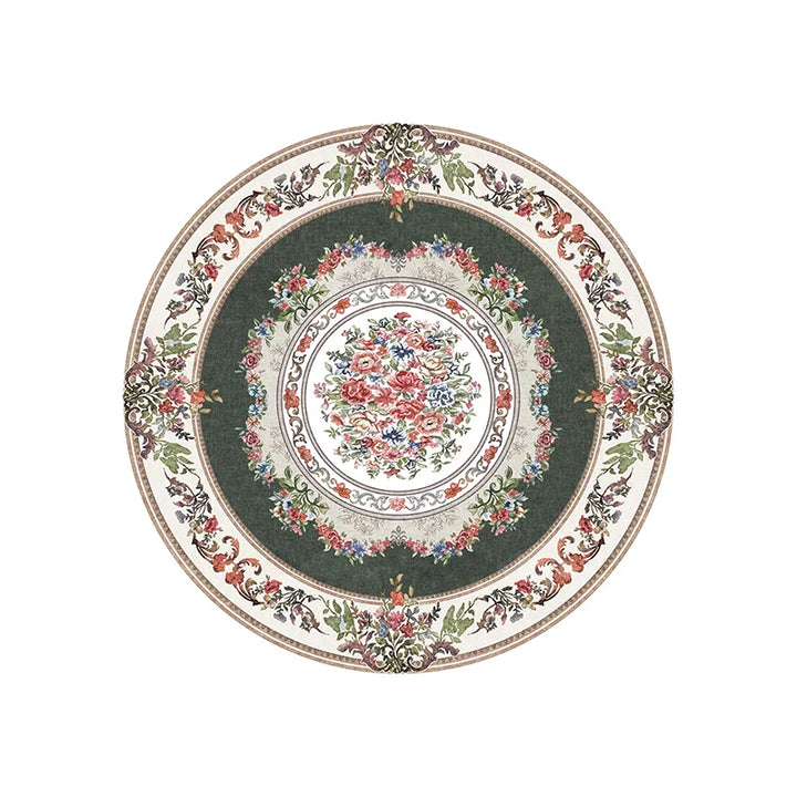 Rynx | Round Art Rugs Non-Slip Rug for the Living Room Comfortable Bedroom Rug Easy to Care Large Rugs Odorless Rug IG Alfombra