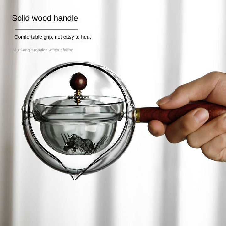 Lisslune | Timeless Rotating Elegant Heat Resistant Teapot