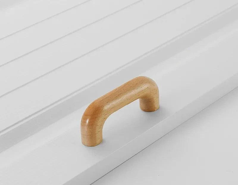 Lisslune | Chic Wooden Cabinet Knobs - Distinctive Walnut & Beech Drawer Handles for Elegant Home Interiors