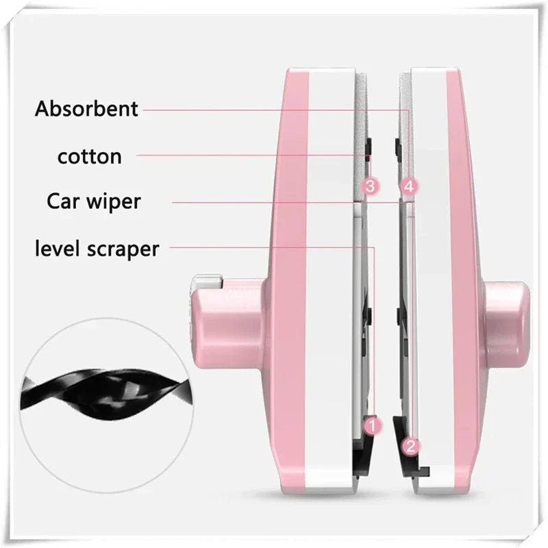 Lisslune | Magnetic Double-Sided Adjustable Window Cleaner Gadget