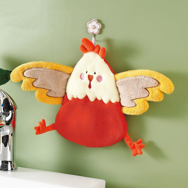 Lisslune | Chicken Shaped Quick Drying Hand Towel