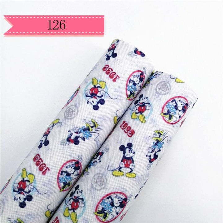 Lisslune | Cartoon-Inspired Synthetic Leather Craft Rolls - Set of 2 - 20x134cm Each