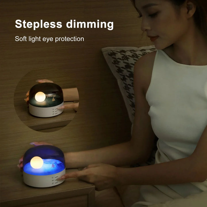 Lisslune | 3D Mysterious Moon LED Night Light Speaker