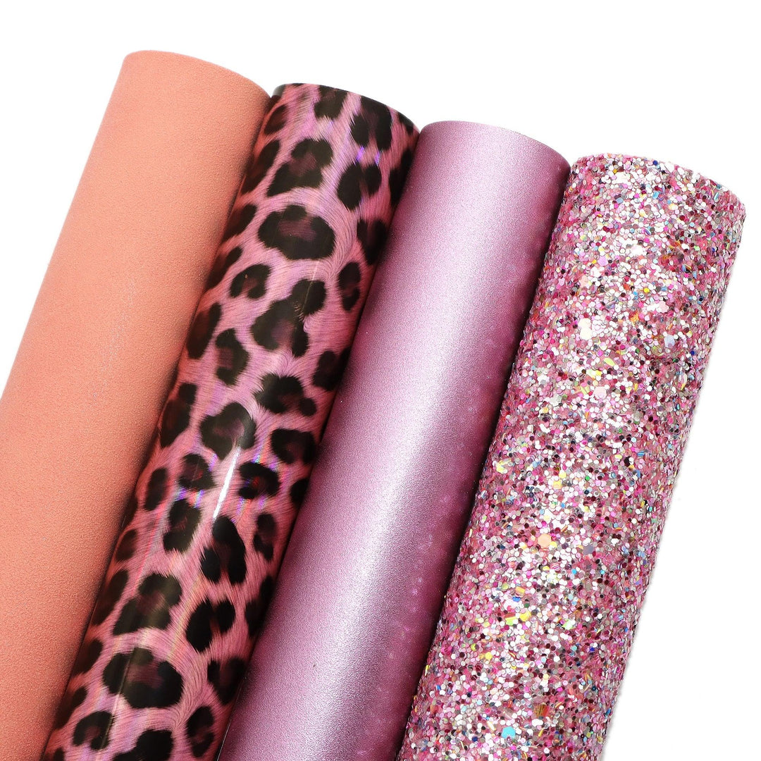 Lisslune | Glamorous Synthetic Leather DIY Craft Kit: Sparkle & Shine Bundle