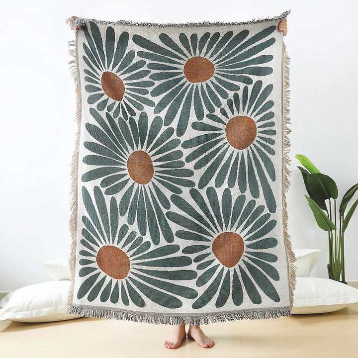 Lisslune | Daisy Wall Tapestry Blanket