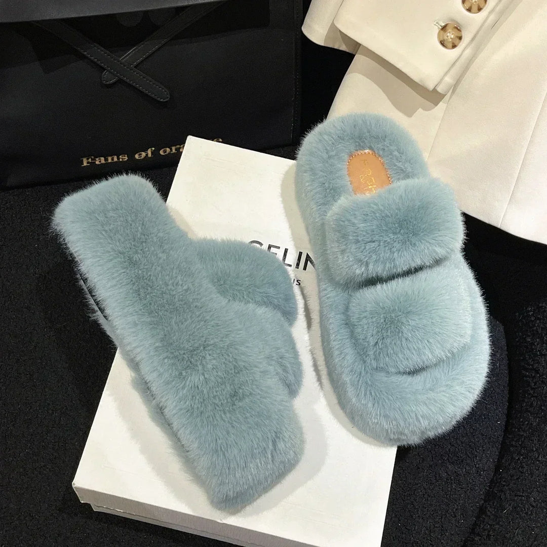 Lisslune | FuzzyElegance - Soft Slippers for Women