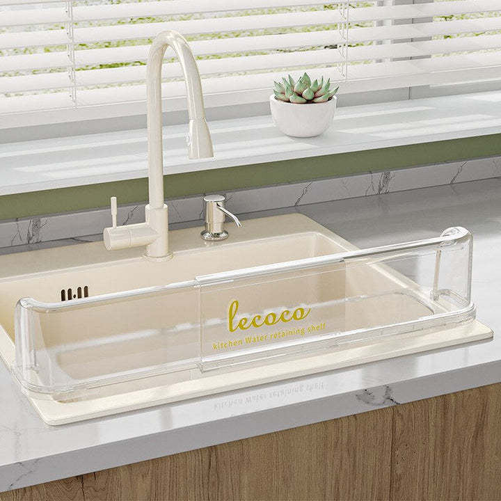 Lisslune | Splash-Proof Telescopic Sink Storage Rack