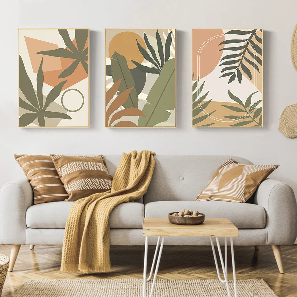 Lisslune | Monstera leaf canvas poster