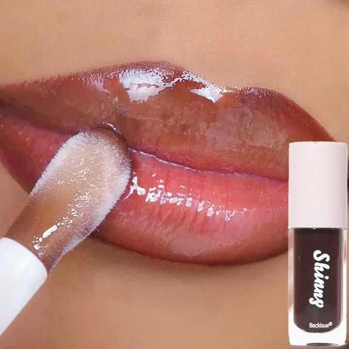 Rynx | Translucent Black Sugar Lip Oil Water Gloss Jelly Tint Mirror Lip Glaze Moisturizing Lipstick Lighten Lip Clear Lipstick Makeup