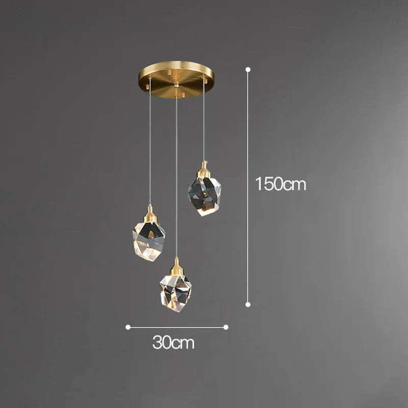 Lisslune | Elegant Crystal Pendant Lights