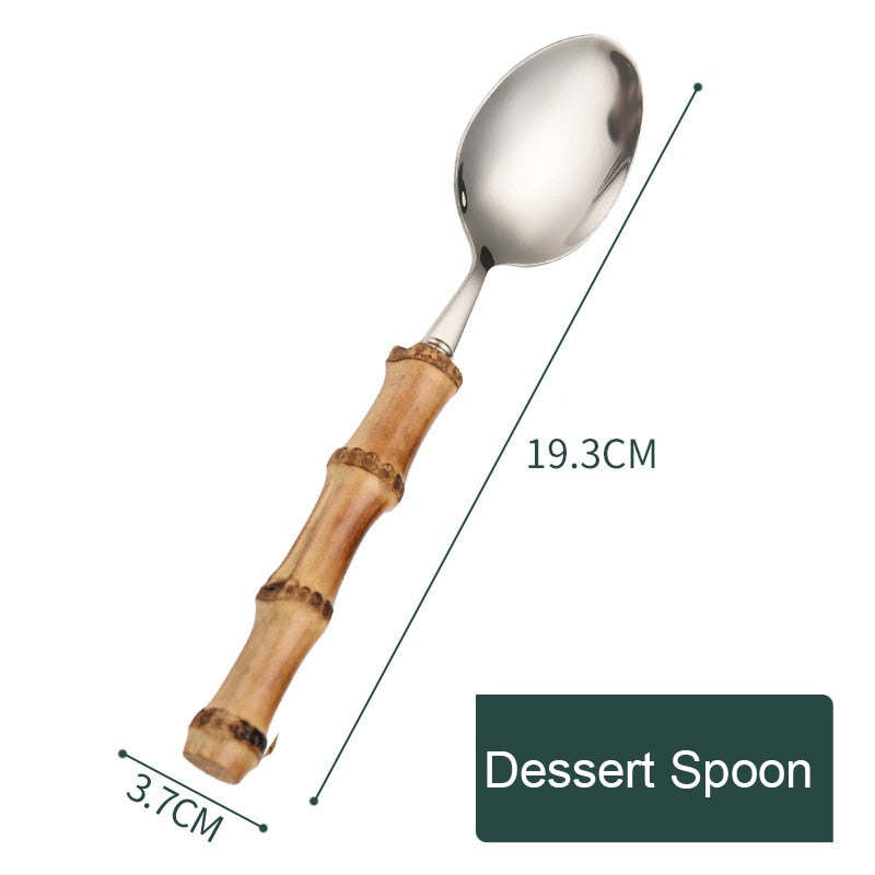 Lisslune | Creative Retro Bamboo Cutlery