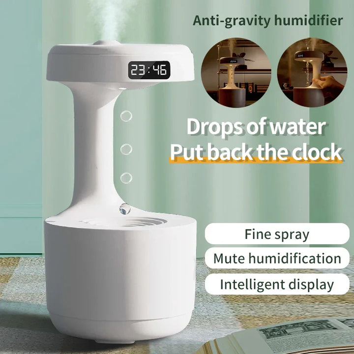 Lisslune | Anti-Gravity Water Droplet Air Humidifier Night Lamp