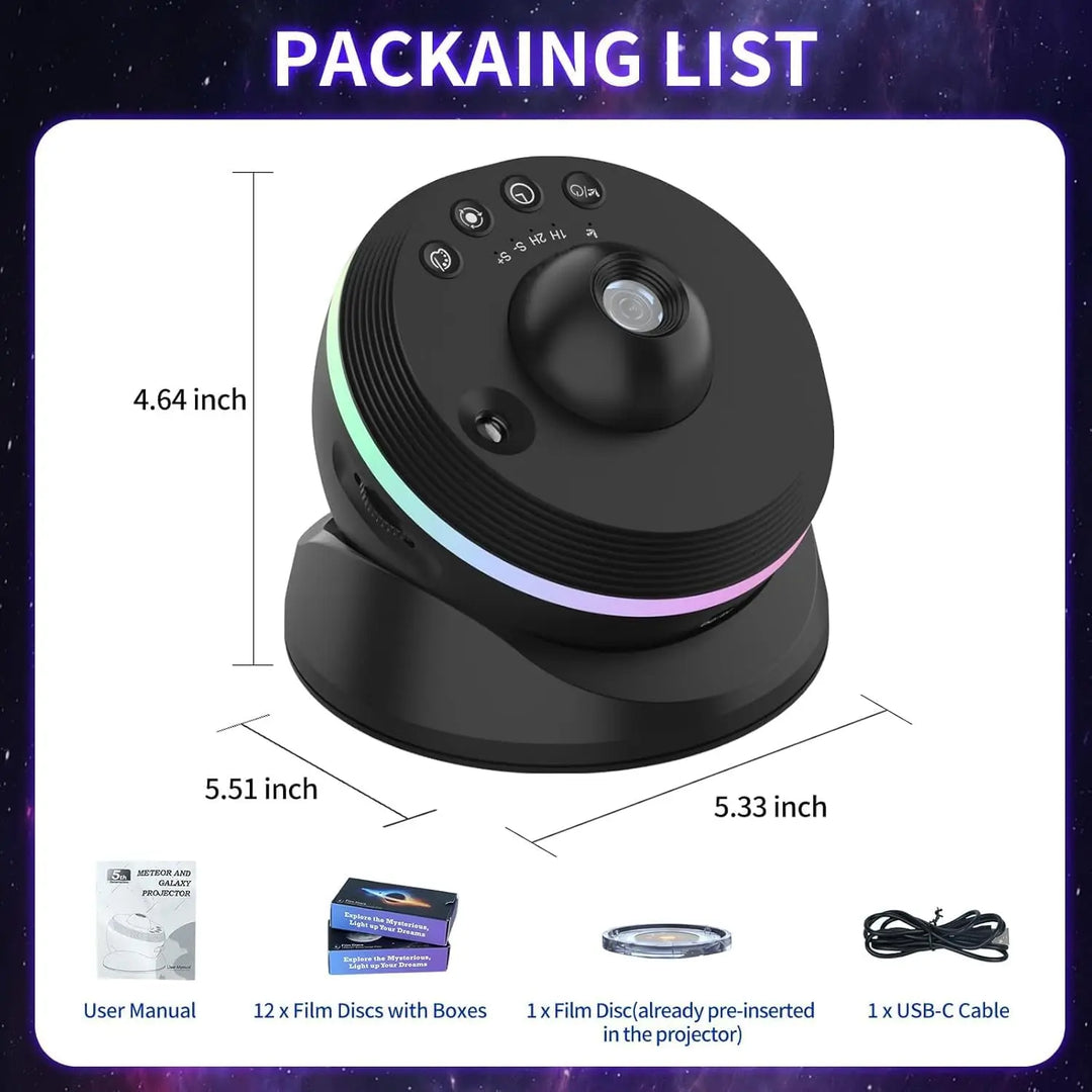 Lisslune | Deep Universe HD LED Projector