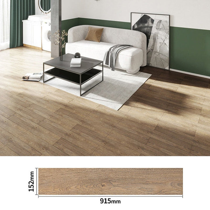 Lisslune | Modern Wood Grain PVC Self-Adhesive Floor Sticker