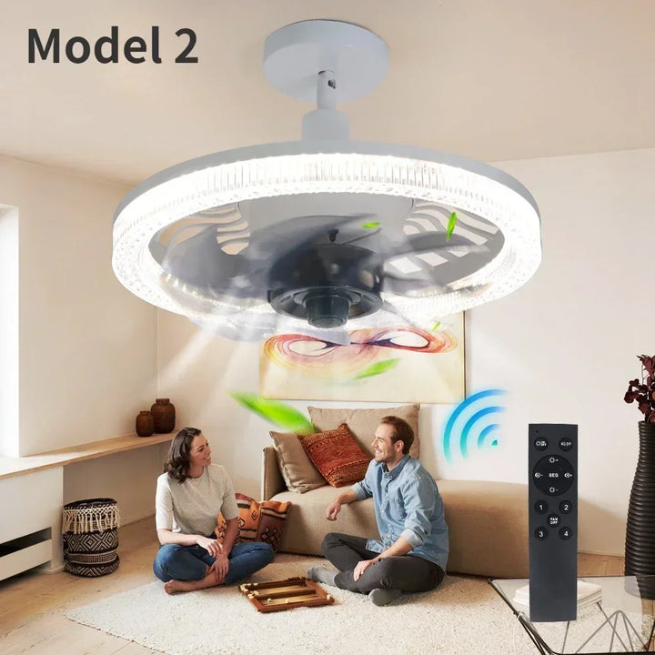 Lisslune | 3in1 Remote Control Noise-Free Noise Elegant Fan Lamp