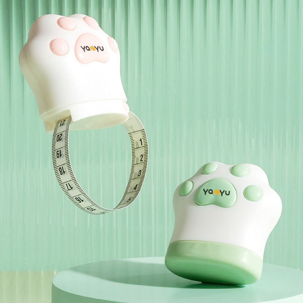 Lisslune | Cat Paw Double Scale Automatic Shrinking Tape Measure