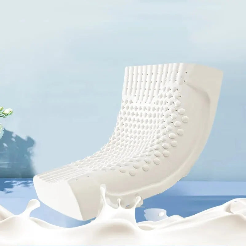 Lisslune | Hypoallergenic Natural Latex Breathable Ergonomic Pillow