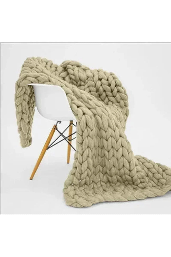 Lisslune | Chunky Knit Blanket