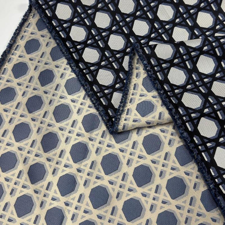 Lisslune | Adjustable Premium Jacquard Polyester Fabric for DIY Windbreaker Dress Creations