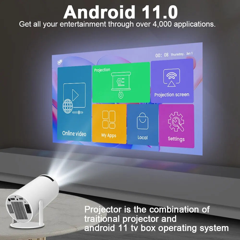 Lisslune | – 4K Android Projector Pro