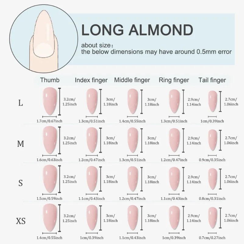 Rynx | 10 Piece Long Oval Handmade Press-On Nails Rainbow Cat Eye Effect with 3D Flower Designs Perfect for Women and Girls Daily Nail Use