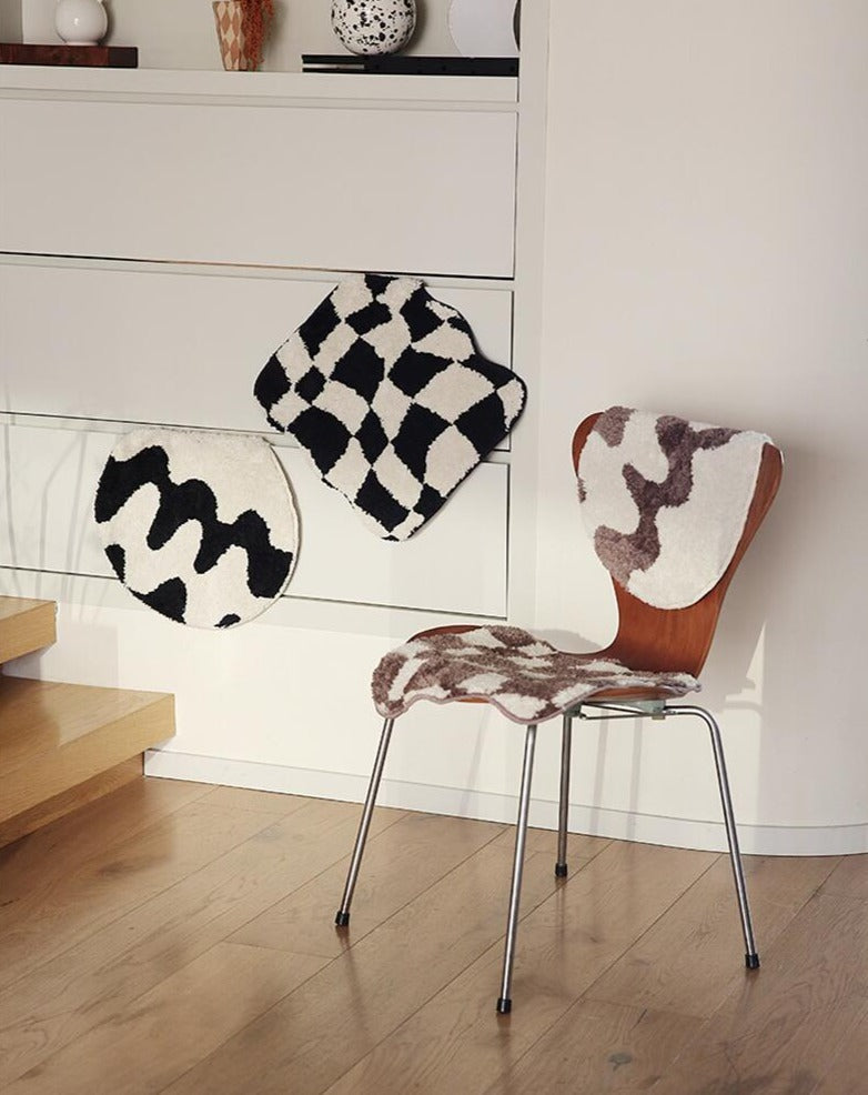 Lisslune | Wavy Grid Seat Cushion