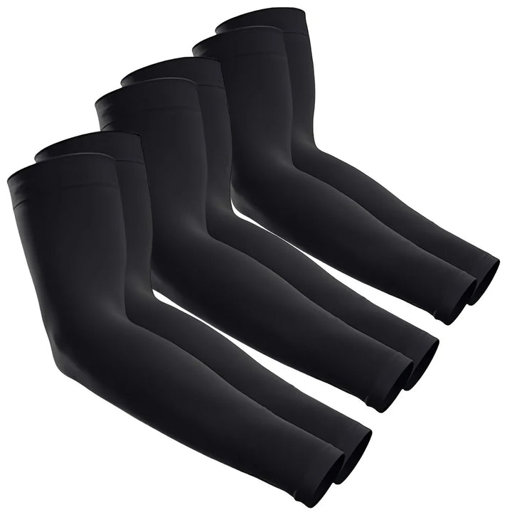Rynx | 3 Pair Unisex Sun Protection Arm Sleeves Breathable Cooling Arm Guards for Outdoor Activities Cycling Running Mountaineering