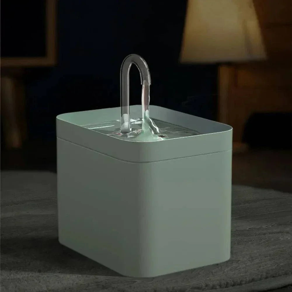 Lisslune | Ultra-quiet Pet Water Fountain with Intelligent Filtration - 1.5 l Stainless Steel