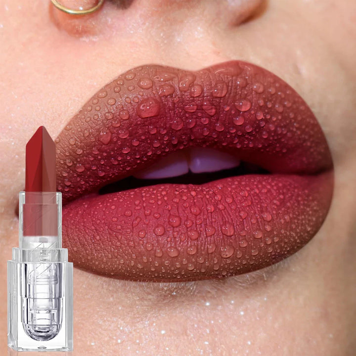 Rynx | 2-Color Matte Lipstick Non-Fading Non-Stick Cup Long-Lasting Velvet Finish Smooth Matte Lip Color Waterproof Smudge-Proof