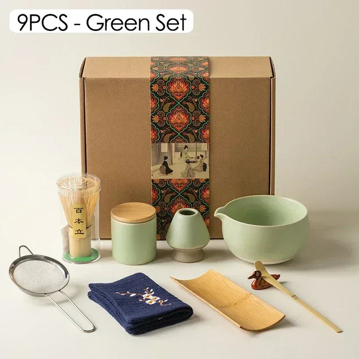 Lisslune | 9-piece Japanese Matcha Tea Set
