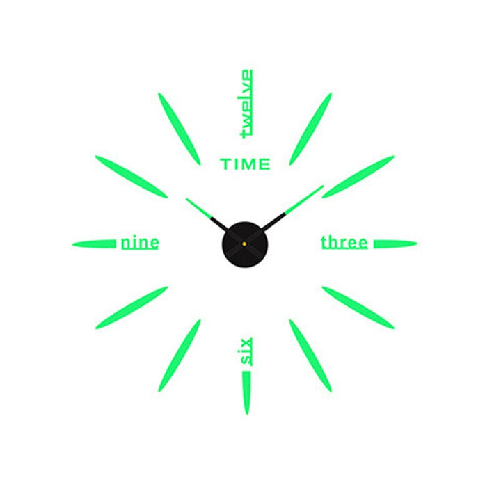 Lisslune | 3D Luminous Silent Wall Clock
