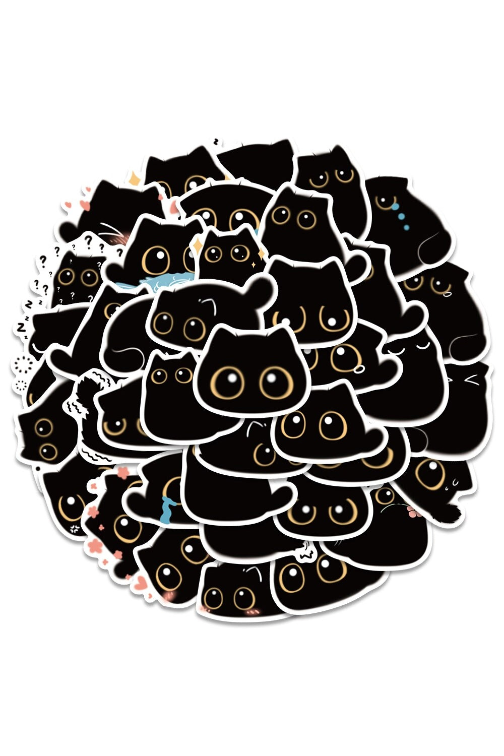 Lisslune | Cat Laptop Sticker Set