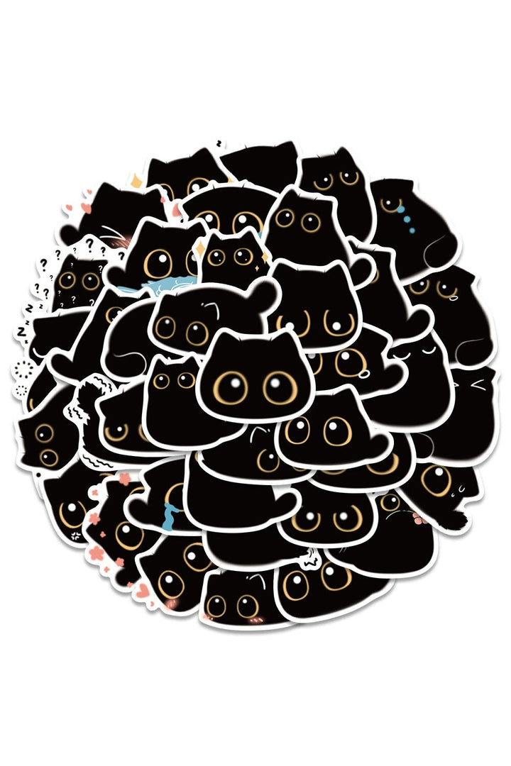 Lisslune | Cat Laptop Sticker Set