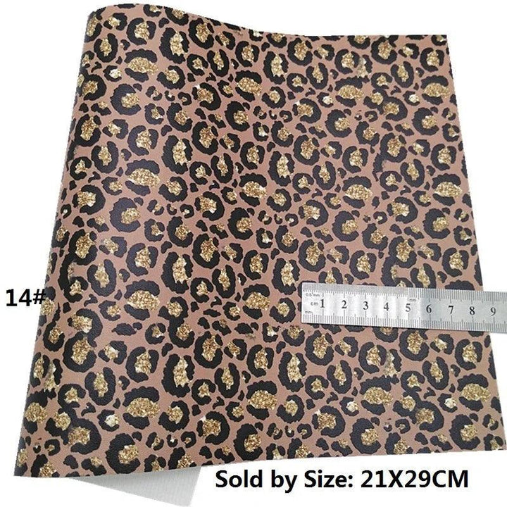 Lisslune | Shiny Pink Tiger & Snake Synthetic Leather DIY Craft Kit