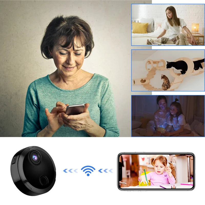 Lisslune | Q15 HD Night Vision WiFi Security Camera