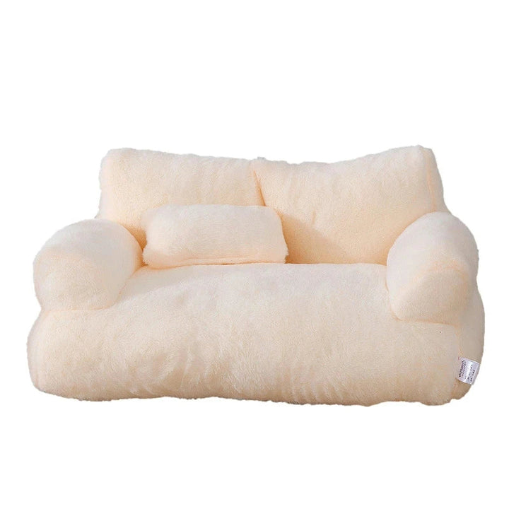 Lisslune | ComfortCuddle | Cat Bench | Soft Plush | Breathable Design | Anti-Slip Bottom