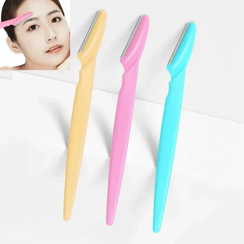 Rynx | 1/3/5pcs Eyebrow Razor New Safe Eyebrow Scraper Eyebrow Knife for Female Beginners Student Girls Face Razor Face Hair Remover