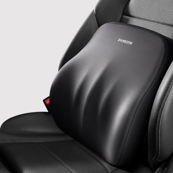 Lisslune | ErgoDrive Car Seat Support – Orthopaedic Cushion for Neck & Back Pain Relief While Driving