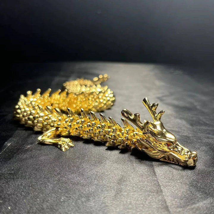Lisslune | Mystic Scales 3D Brass Dragon Home Decor