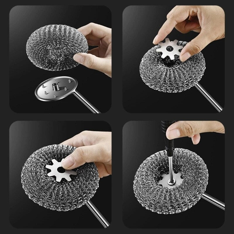Lisslune | Stainless Steel Pan Scrubber