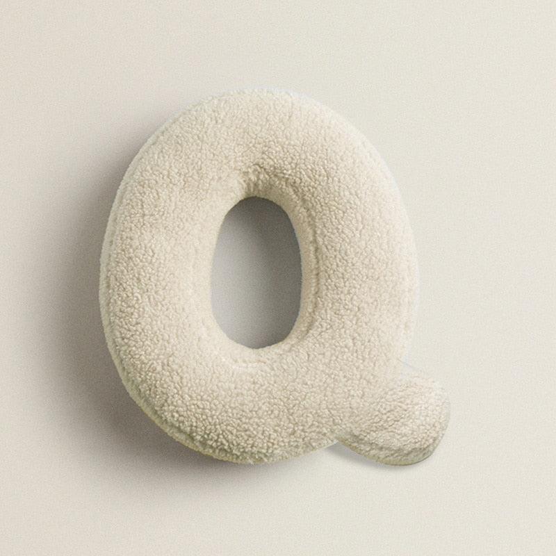 Lisslune | Delightful English Letters Plush Cushion - Cozy Home Accessory