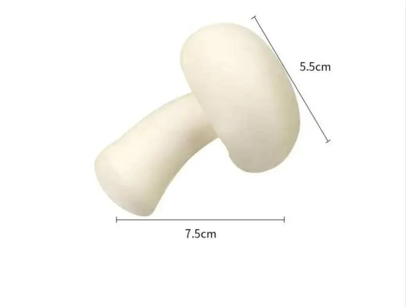 Lisslune | Charming Synthetic Mushroom Decor Collection - 6 Life-like Models for Home and Photography Enhancement