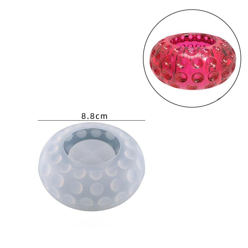 Lisslune | Silicone mold set for creative candle jars and flower planters