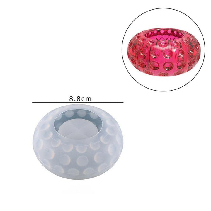 Lisslune | Silicone mold set for creative candle jars and flower planters