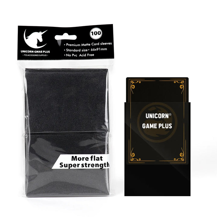 Rynx | 100pcs/set 66x91mm Matte Standard Size Card Sleeves TCG Trading Cards Protector for Tarot Shield Board Games Magic Cover PKM