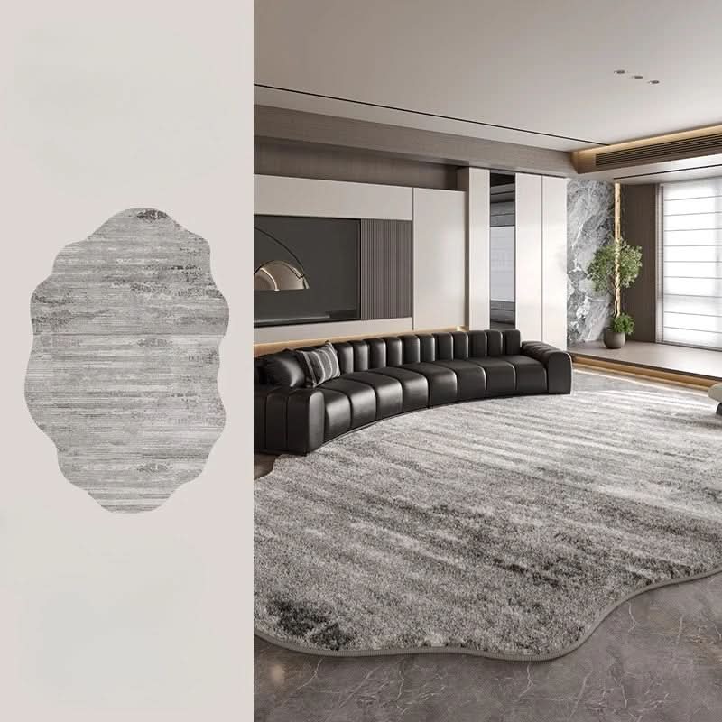 Lisslune | Irregular Plush Washable Rug for Bedroom and Living Room