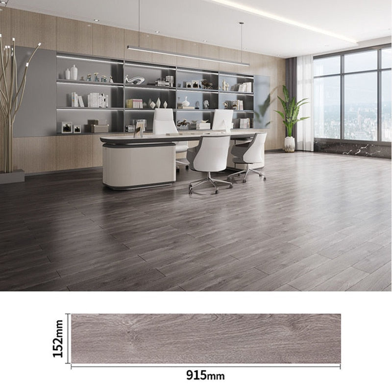 Lisslune | Modern Wood Grain PVC Self-Adhesive Floor Sticker