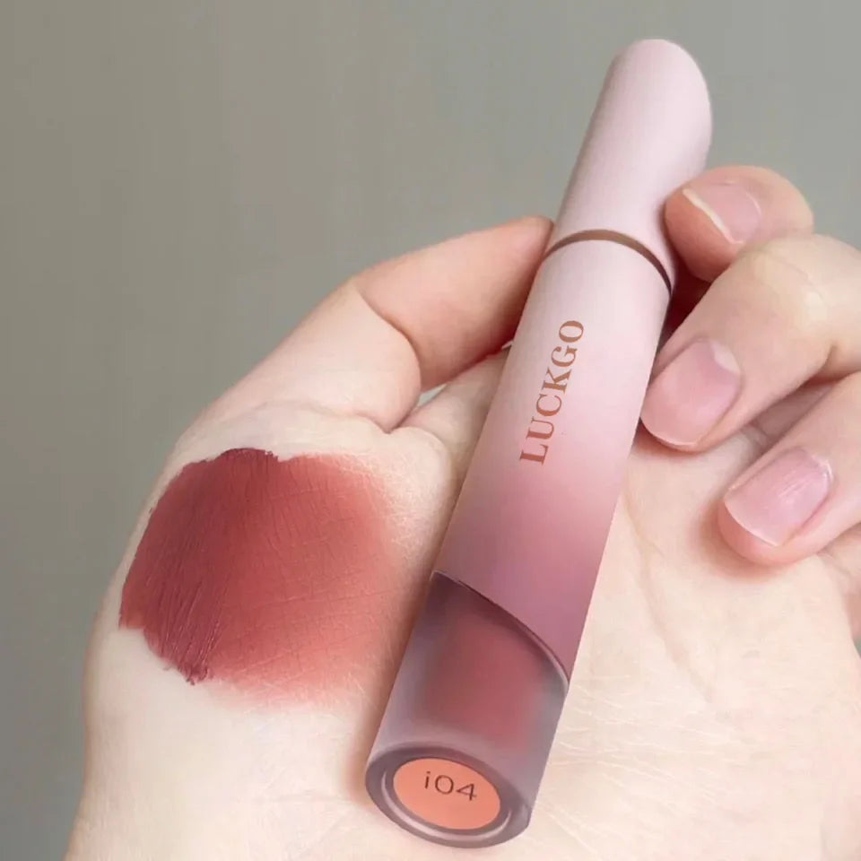 Rynx | Velvet Matte Lipstick Cream Sexy Red Lip Color Moisturizing Long-lasting Lip Gloss Waterproof Makeup Korean Cosmetics 6 Colors